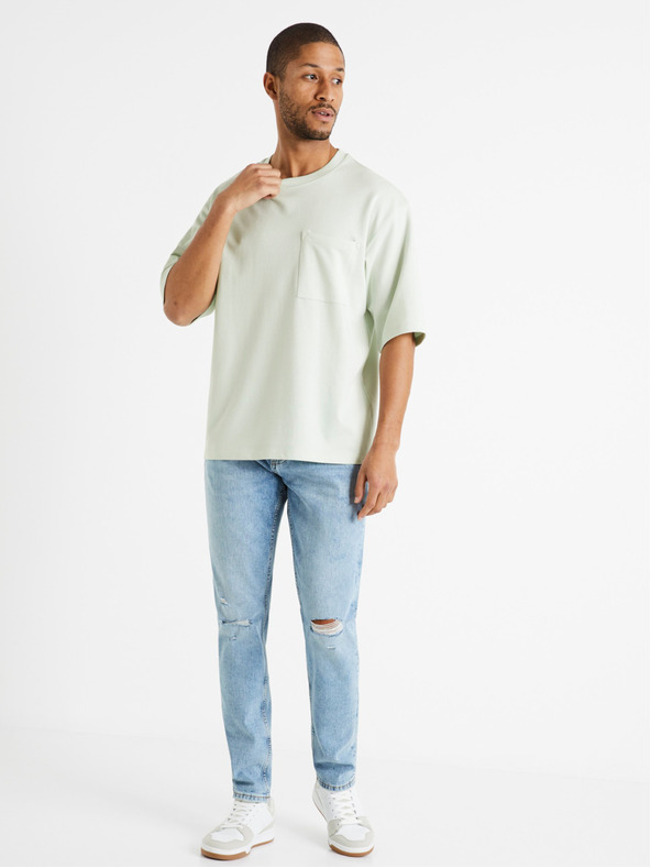 Celio Svijetloplave muške slim fit traperice Celio C25 Dostroy2