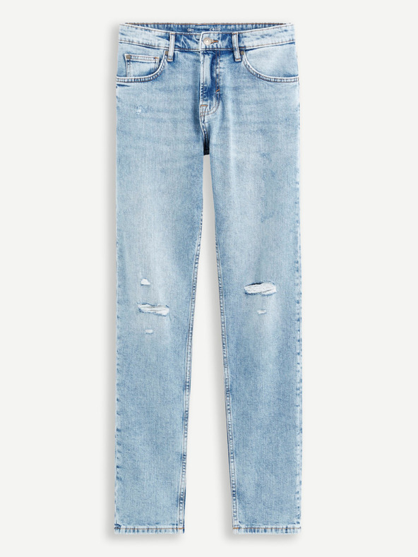 Celio Svijetloplave muške slim fit traperice Celio C25 Dostroy2