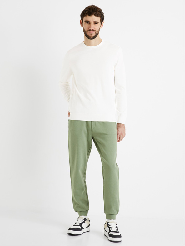 Celio Celio Decoton krem ​​muški base džemper