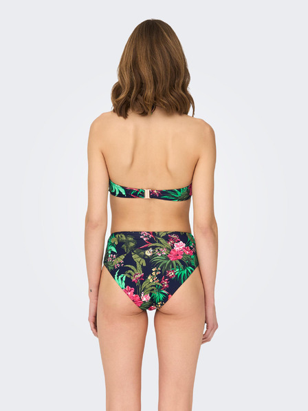 ONLY Zeleno-plavi ženski donji dio kupaćeg kostima na cvjetiće ONLY Juliette