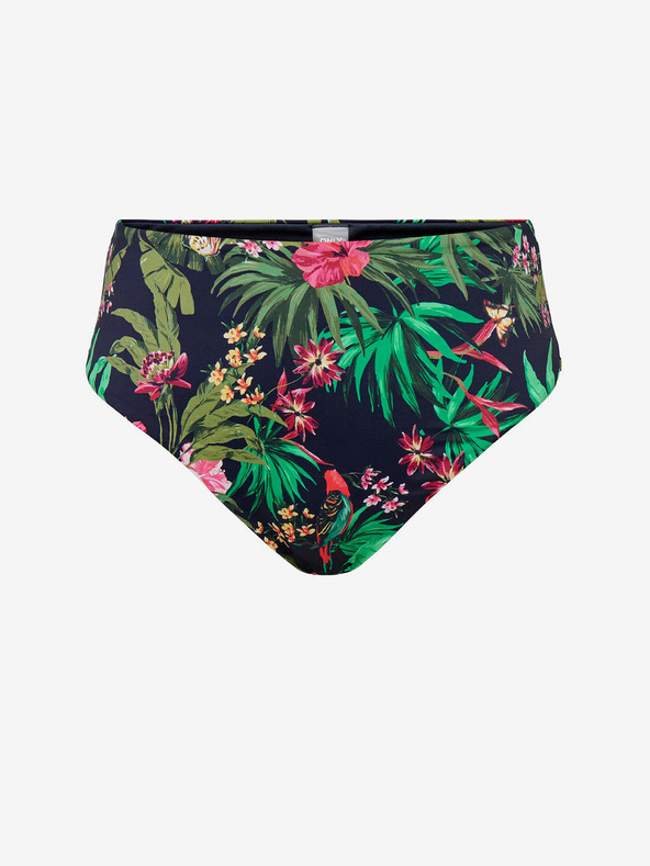 ONLY Zeleno-plavi ženski donji dio kupaćeg kostima na cvjetiće ONLY Juliette