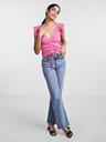 Pieces Pieces Tegan ružičasta ženska kratki top majica