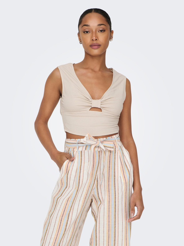 ONLY Sivi ženski top ONLY Jany
