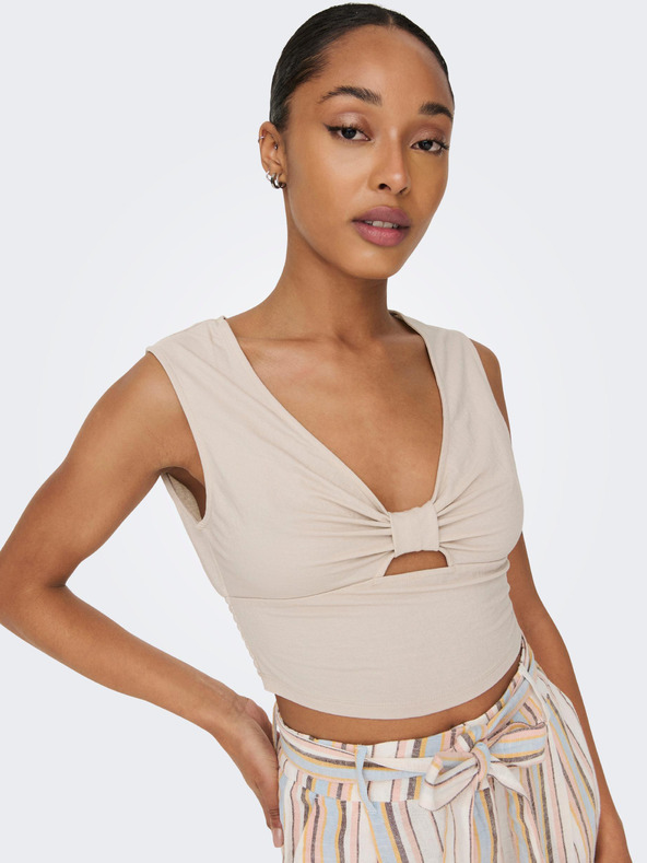ONLY Sivi ženski top ONLY Jany