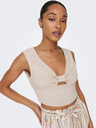 ONLY Sivi ženski top ONLY Jany