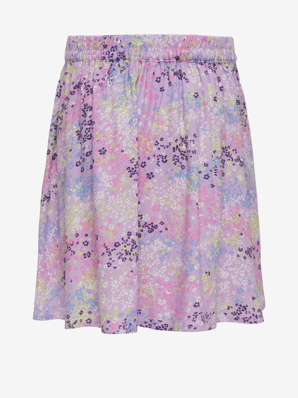 ONLY Svijetloljubičasta cvjetna suknja za djevojčice ONLY Anna