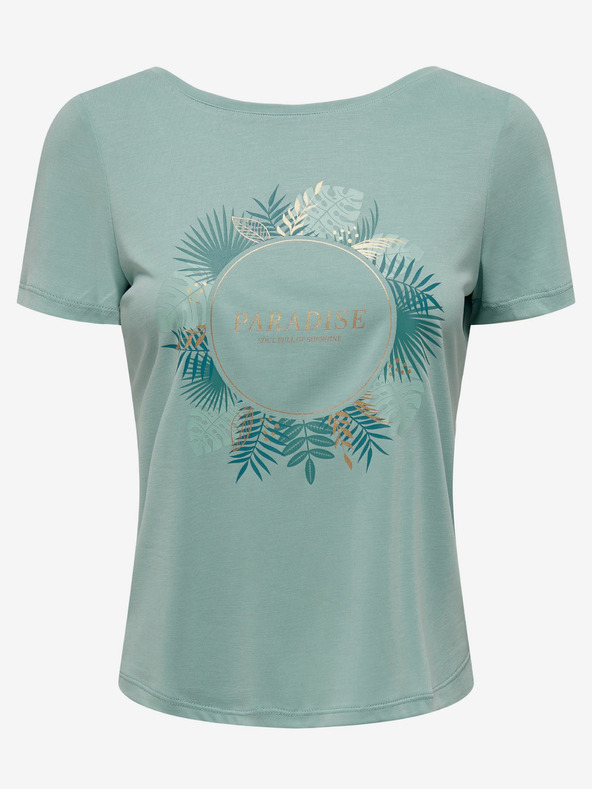 ONLY Zelena ženska majica kratkih rukava SAMO GRATIS