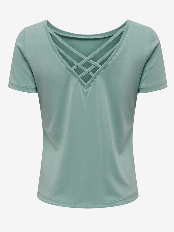 ONLY Zelena ženska majica kratkih rukava SAMO GRATIS