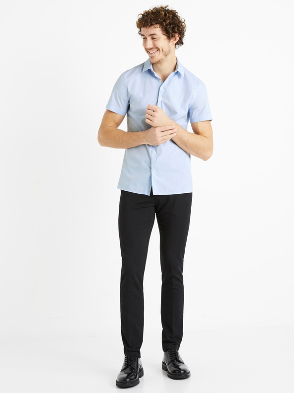 Celio Svijetlo plava muška košulja Celio Masantal2c