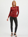 Orsay Crvena ženska majica dugih rukava s uzorkom ORSAY