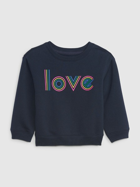 GAP Baby dukserica s printom GAP