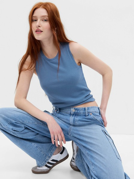 GAP Crop top majica bez rukava GAP