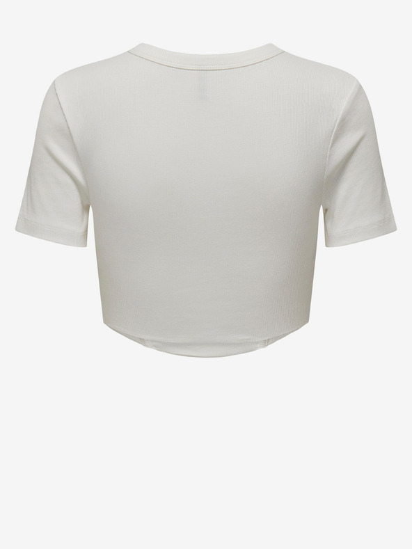 ONLY Bijeli ženski crop top ONLY Lola
