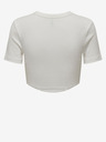 ONLY Bijeli ženski crop top ONLY Lola
