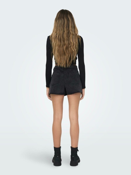 ONLY Crna ženska majica s izrezima ONLY Nikita