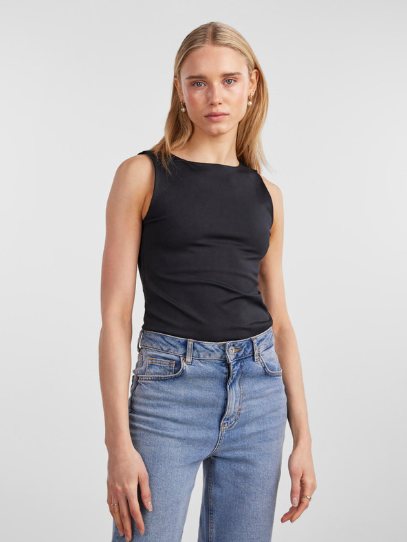 Pieces Crni ženski osnovni bodi komadi Neja