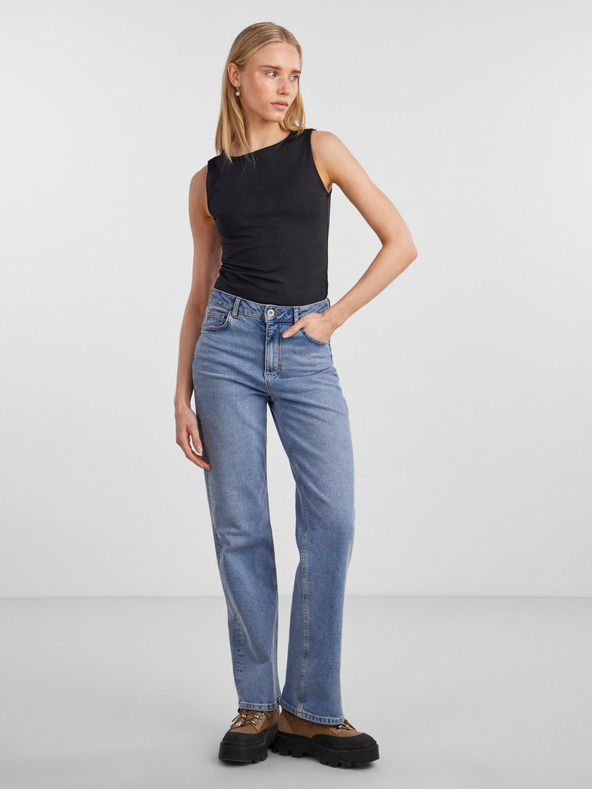 Pieces Crni ženski osnovni bodi komadi Neja