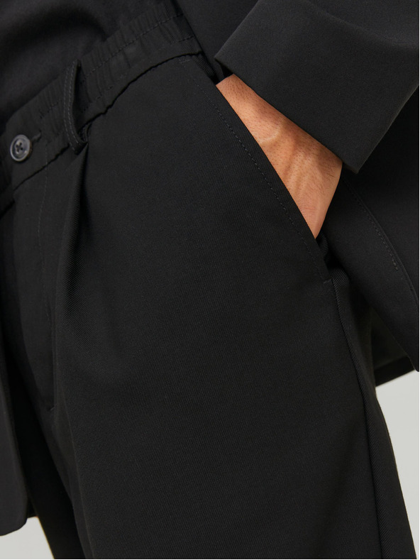 Jack & Jones Crne muške skraćene hlače Jack & Jones Karl