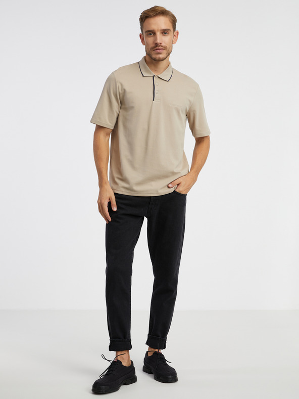 Jack & Jones Jack & Jones Blamatt bež muška polo majica