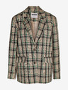 Noisy May Beige Noisy May Laura ženska oversized karirana jakna