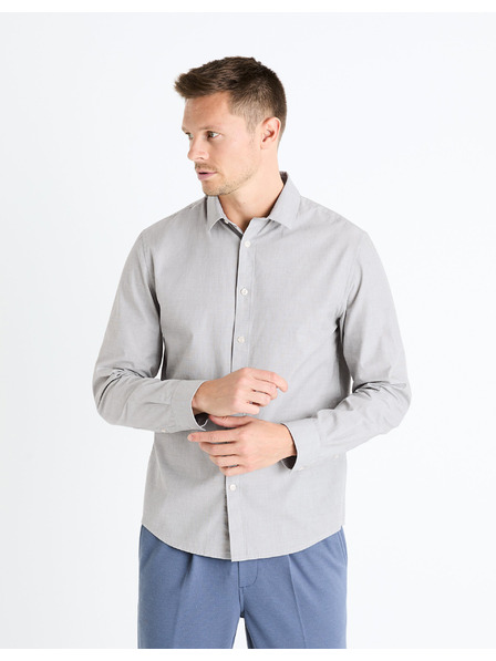 Celio Celio Fafile svijetlo siva muška košulja