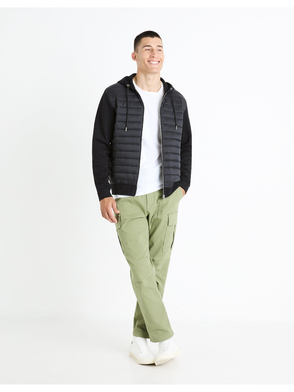 Celio Celio Fequilted crna muška prošivena jakna