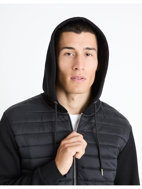 Celio Celio Fequilted crna muška prošivena jakna