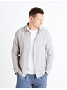Celio Svijetlo siva muška košulja Celio Fabeille2