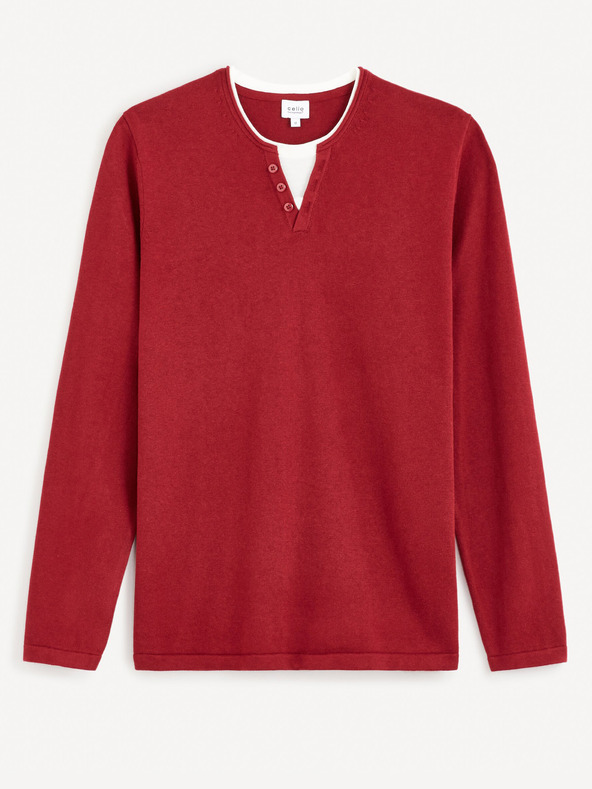 Celio Celio Felano muški crveni džemper