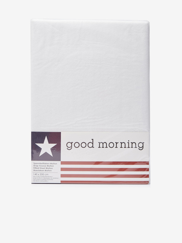 Good Morning 140x200 Bijeli zaštitni list Dobro jutro