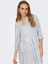 ONLY Plavo-bijela ženska prugasta haljina ONLY Kaya