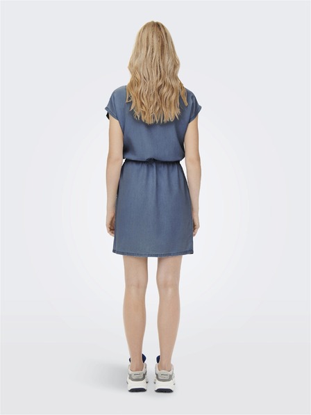 ONLY Plava ženska traper haljina ONLY Pema