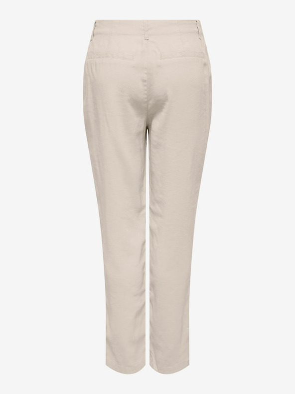ONLY Krem ženske hlače SAMO Aris