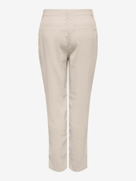 ONLY Krem ženske hlače SAMO Aris