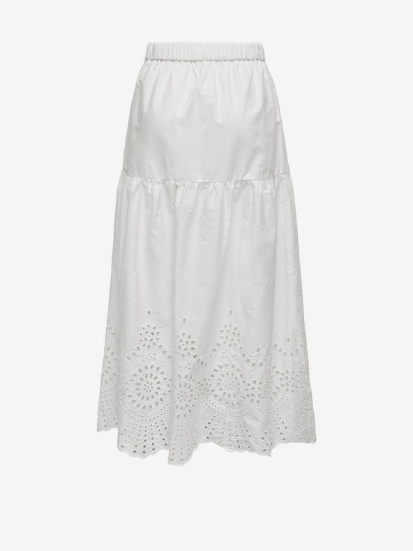 ONLY Bijela ženska maxi suknja ONLY Roxanne