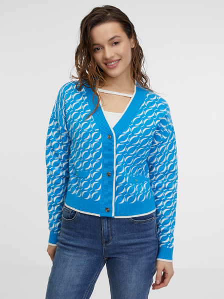 Orsay Plavi ženski kardigan s uzorkom ORSAY