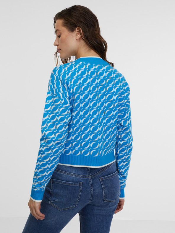 Orsay Plavi ženski kardigan s uzorkom ORSAY