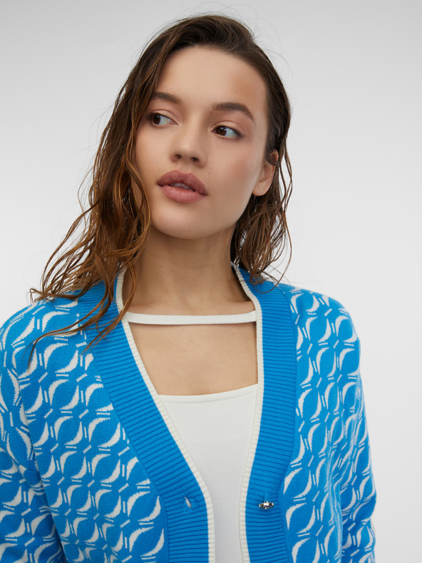 Orsay Plavi ženski kardigan s uzorkom ORSAY