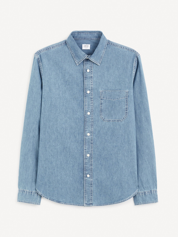 Celio Plava muška traper košulja Celio Gagusti1