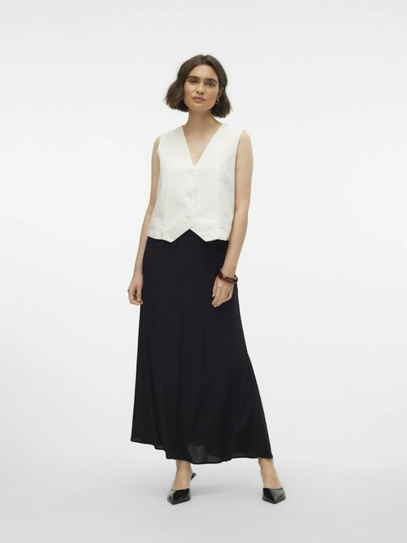 Vero Moda Crna ženska maxi suknja Vero Moda Alba