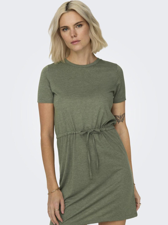 Jacqueline de Yong JDY Dalila ženska haljina kaki boje