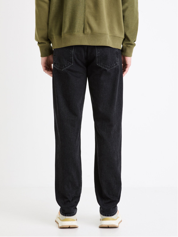 Celio Crne muške traperice Celio C15 ravne Fodroit 30