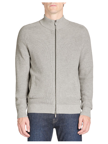 Celio Sivi muški kardigan s patentnim zatvaračem Celio Jeshintano
