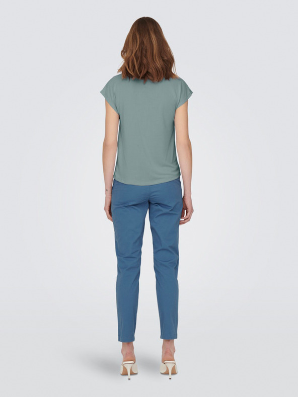 ONLY Zelena ženska majica kratkih rukava SAMO GRATIS