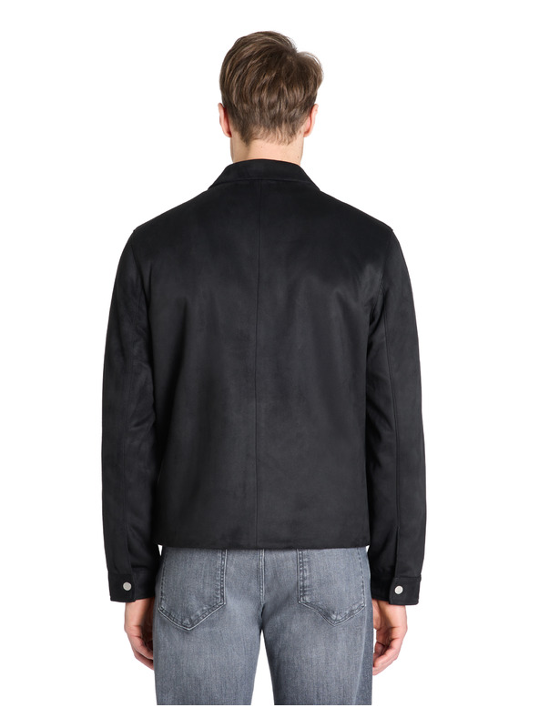 Celio Crna muška jakna od Celio Lufaster brušene kože