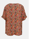 ONLY Rozo-narančasta cvjetna široka bluza ONLY Nova