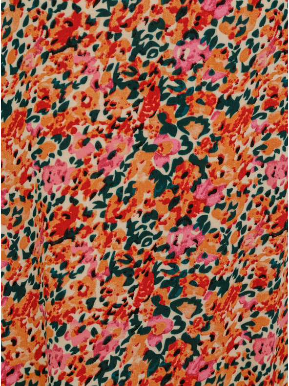 ONLY Rozo-narančasta cvjetna široka bluza ONLY Nova