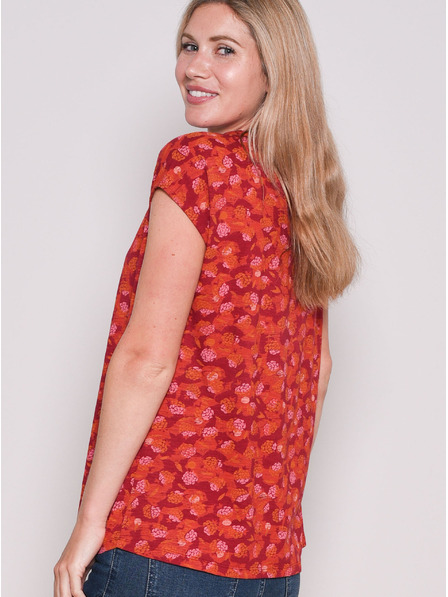 Brakeburn Brakeburn crvena majica s uzorkom