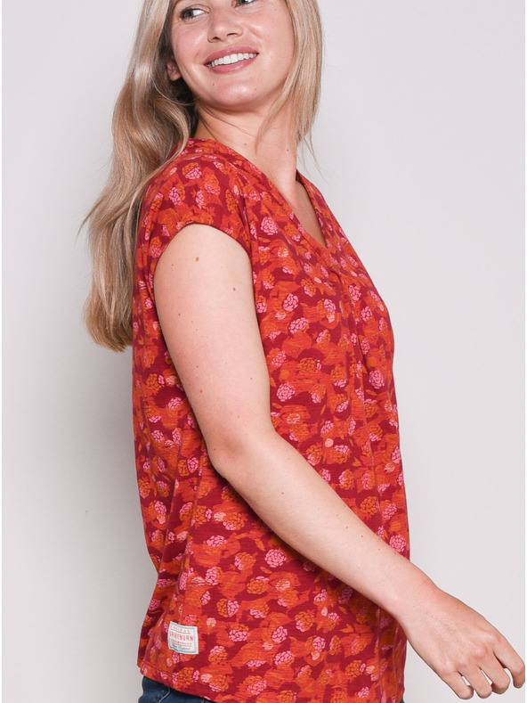 Brakeburn Brakeburn crvena majica s uzorkom