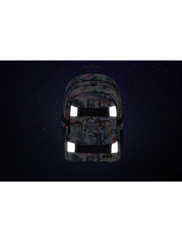 BAAGL  BAAGL 3 SET Skate Batman Comics: ruksak, pernica, vreća